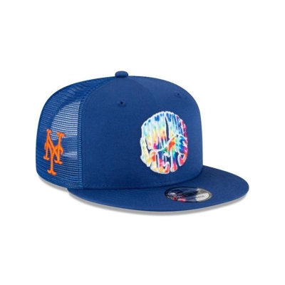 Blue New York Mets Hat - New Era MLB Groovy 9FIFTY Snapback Caps USA3450921